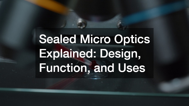 Sealed Micro Optics Explained Design, Function, and Uses